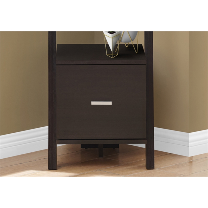 Pemberly Row Corner Bookshelf Etagere Ladder 69