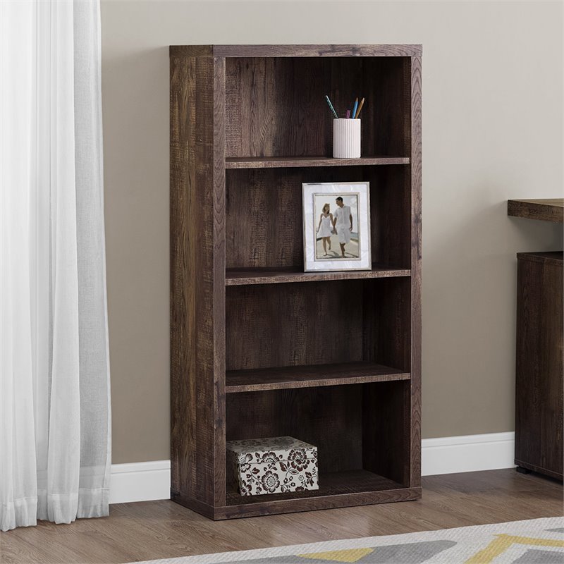 Pemberly Row Bookshelf Bookcase Etagere 5-Tier 48
