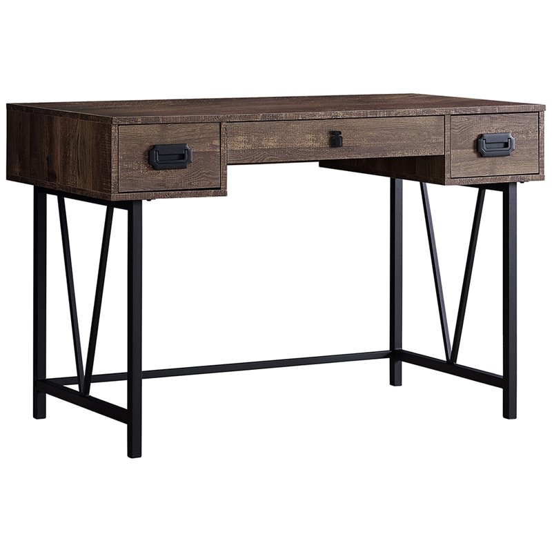 Pemberly Row Computer Desk Home Office Laptop Storage Drawers 48