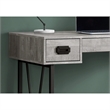 Pemberly Row Computer Desk Home Office Laptop Storage Drawers 48