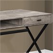 Pemberly Row Computer Desk Home Office Laptop Storage Drawers 48