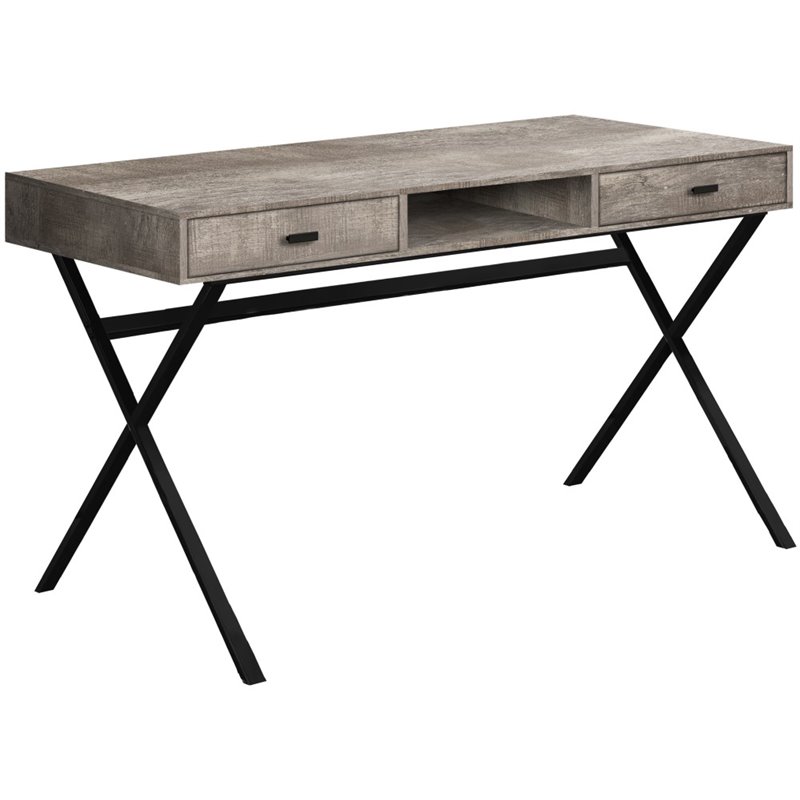 Pemberly Row Computer Desk Home Office Laptop Storage Drawers 48