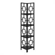 Pemberly Row Corner Bookshelf Etagere 4-Tier 62