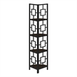 Pemberly Row Corner Bookshelf Etagere 4-Tier 62
