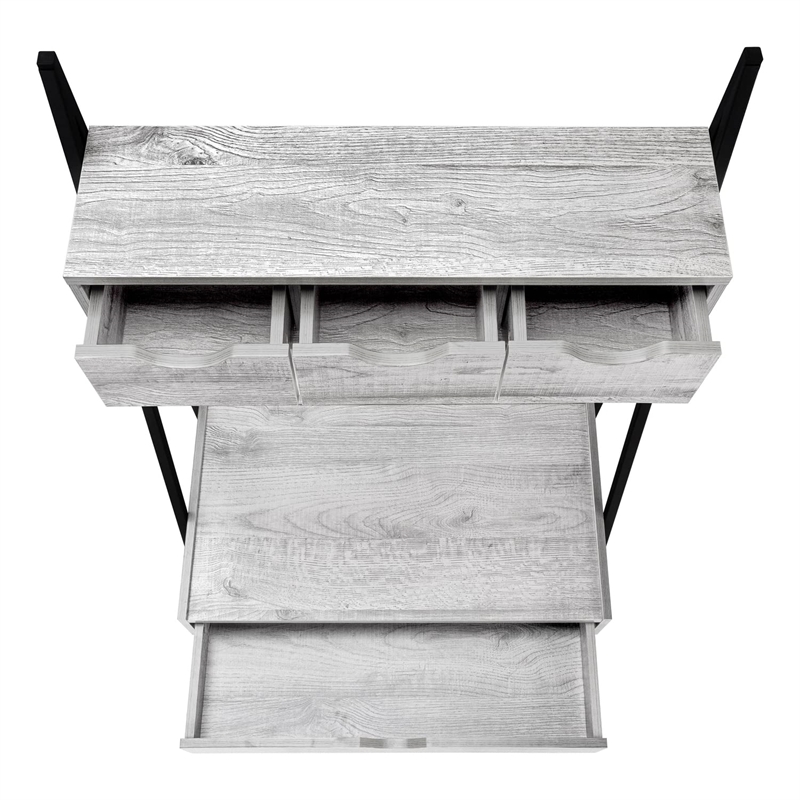 Pemberly Row Computer Desk Home Office Laptop Leaning 32