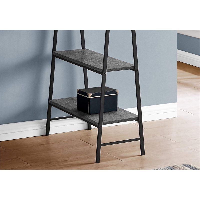 Pemberly Row Computer Desk Home Office Laptop Storage Shelves 48