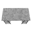 Pemberly Row Computer Desk Home Office Laptop Storage Shelves 48