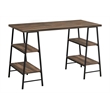 Pemberly Row Computer Desk Home Office Laptop Storage Shelves 48