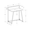 Pemberly Row Computer Desk Home Office Laptop 30