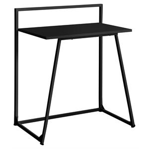 Pemberly Row Computer Desk Home Office Laptop 30&quotL Metal Laminate Black