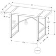 Pemberly Row Computer Desk Home Office Laptop 48