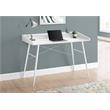 Pemberly Row Computer Desk Home Office Laptop Storage Shelves 48