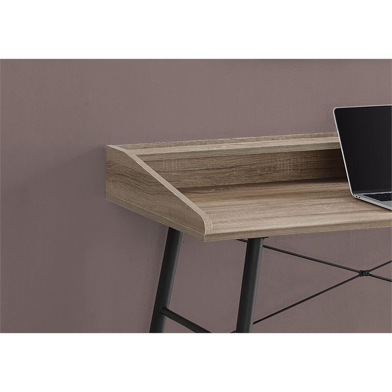 Pemberly Row Computer Desk Home Office Laptop Storage Shelves 48