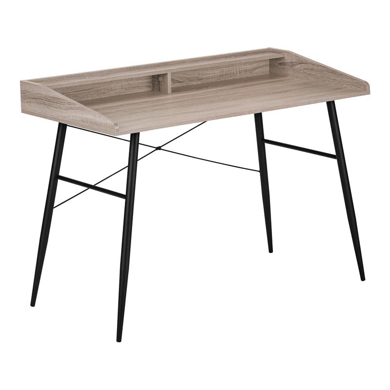 Pemberly Row Computer Desk Home Office Laptop Storage Shelves 48