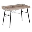 Pemberly Row Computer Desk Home Office Laptop Storage Shelves 48