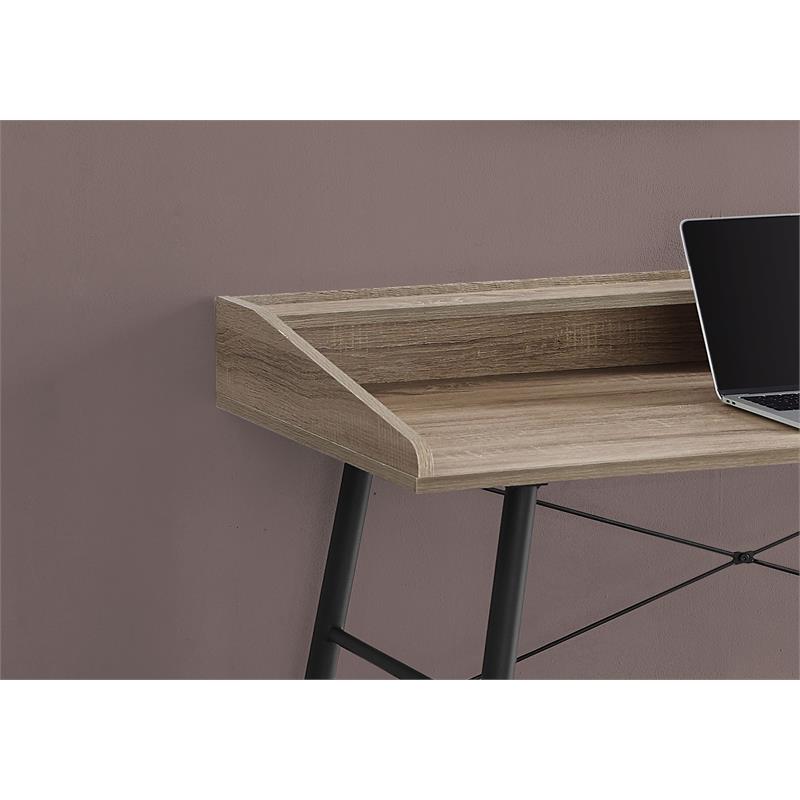 Pemberly Row Computer Desk Home Office Laptop Storage Shelves 48