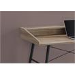 Pemberly Row Computer Desk Home Office Laptop Storage Shelves 48