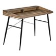 Pemberly Row Computer Desk Home Office Laptop Storage Shelves 48