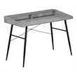 Pemberly Row Computer Desk Home Office Laptop Storage Shelves 48