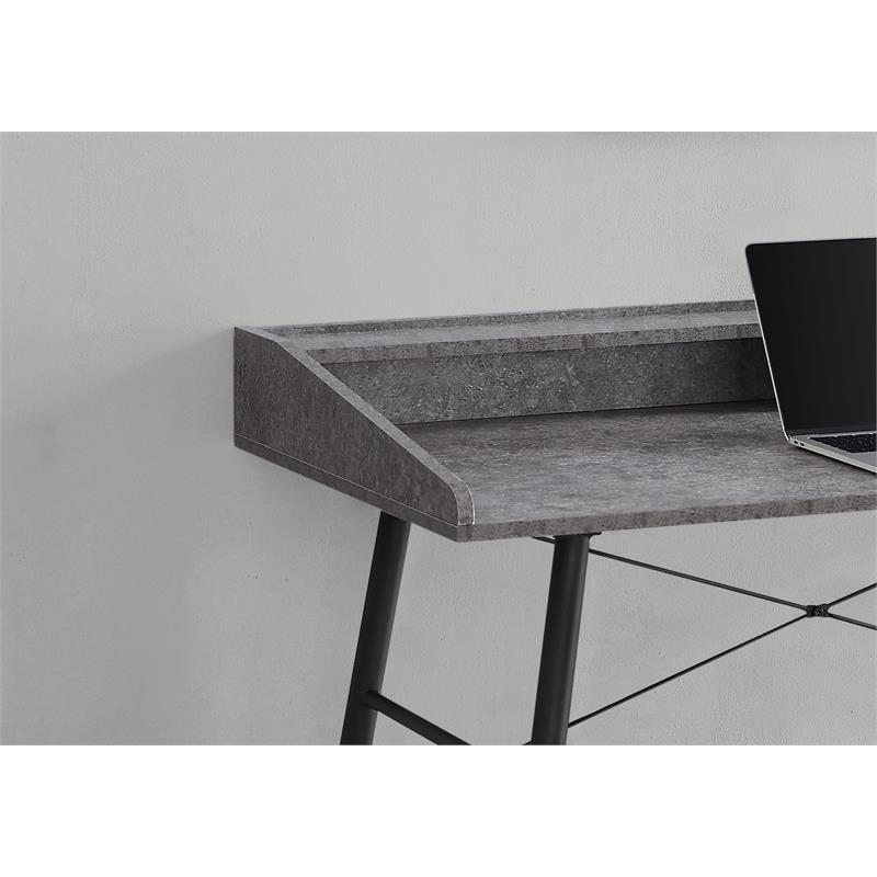 Pemberly Row Computer Desk Home Office Laptop Storage Shelves 48