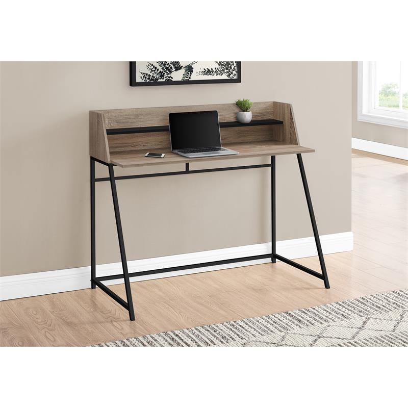 Pemberly Row Computer Desk Home Office Laptop Storage Shelves 48