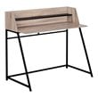 Pemberly Row Computer Desk Home Office Laptop Storage Shelves 48