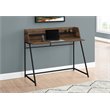 Pemberly Row Computer Desk Home Office Laptop Storage Shelves 48