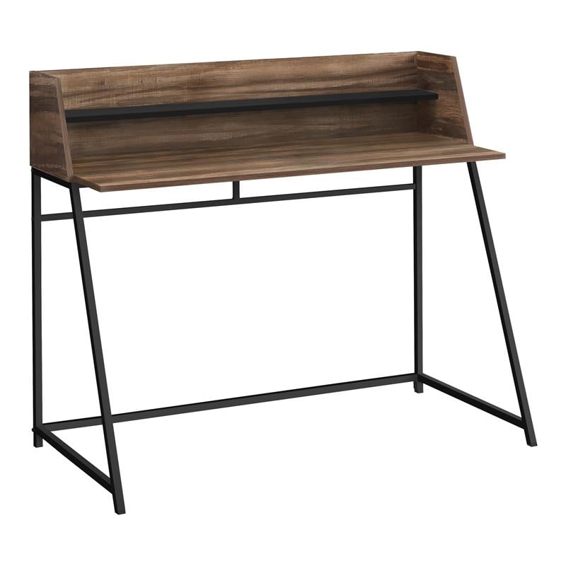 Pemberly Row Computer Desk Home Office Laptop Storage Shelves 48