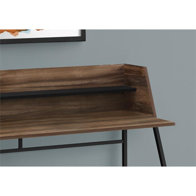 Pemberly Row Computer Desk Home Office Laptop Storage Shelves 48