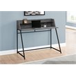 Pemberly Row Computer Desk Home Office Laptop Storage Shelves 48