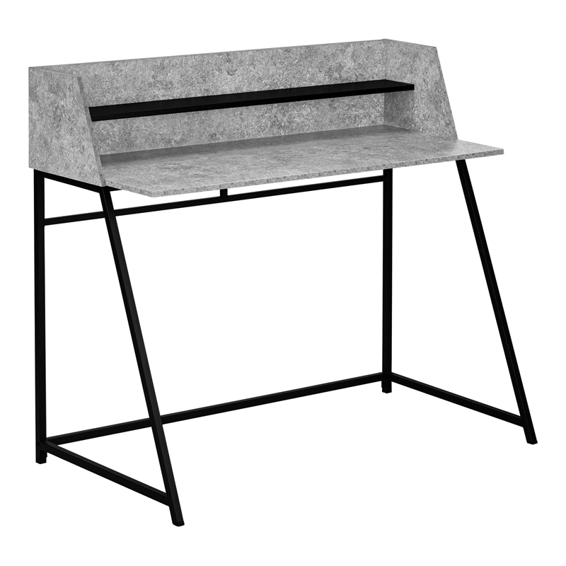 Pemberly Row Computer Desk Home Office Laptop Storage Shelves 48