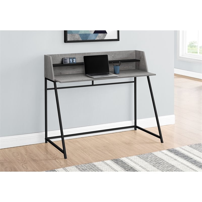 Pemberly Row Computer Desk Home Office Laptop Storage Shelves 48