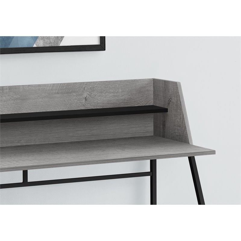 Pemberly Row Computer Desk Home Office Laptop Storage Shelves 48
