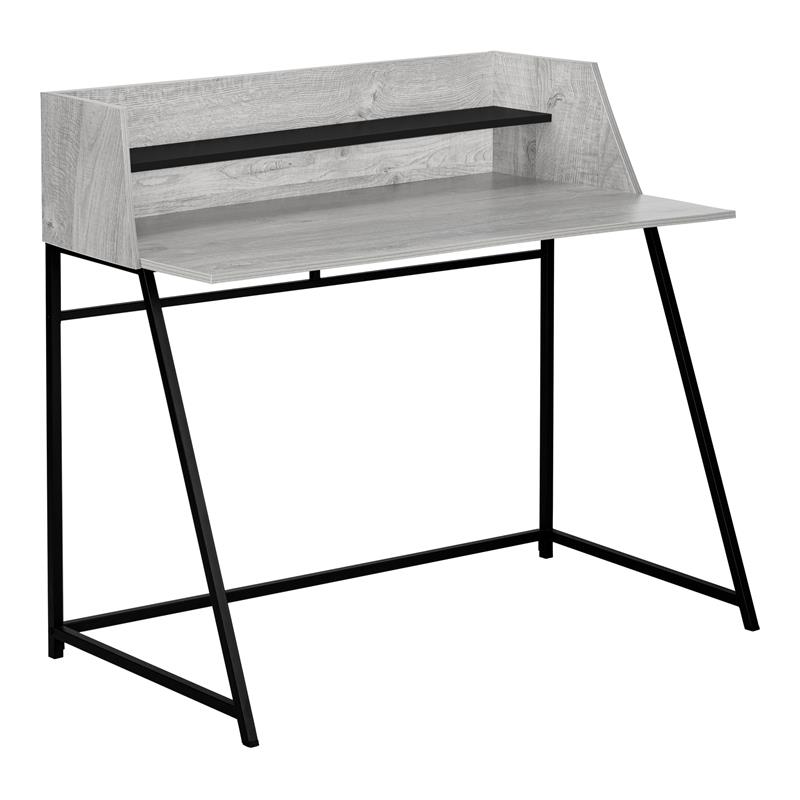 Pemberly Row Computer Desk Home Office Laptop Storage Shelves 48