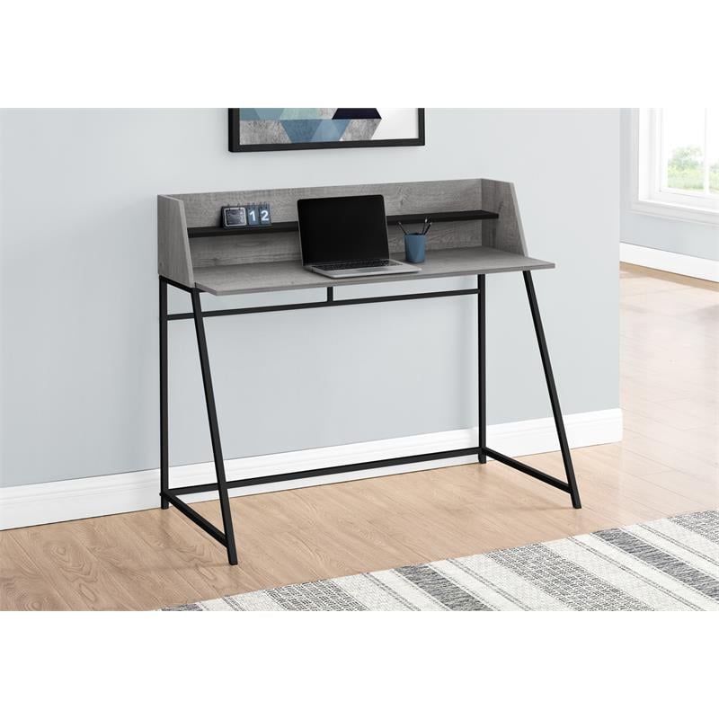 Pemberly Row Computer Desk Home Office Laptop Storage Shelves 48