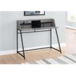 Pemberly Row Computer Desk Home Office Laptop Storage Shelves 48