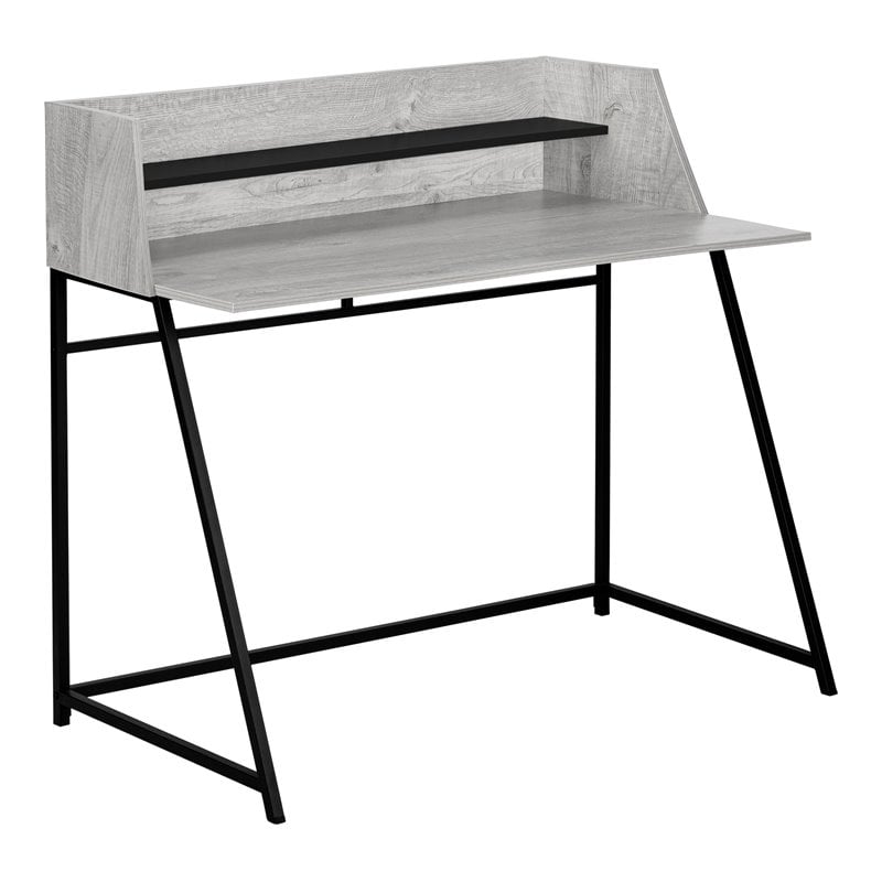 Pemberly Row Computer Desk Home Office Laptop Storage Shelves 48