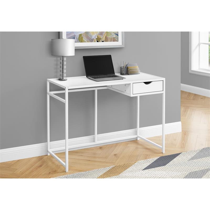Pemberly Row Computer Desk Home Office Laptop Storage Drawer 42