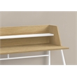Pemberly Row Computer Desk Home Office Laptop Storage Shelves 48