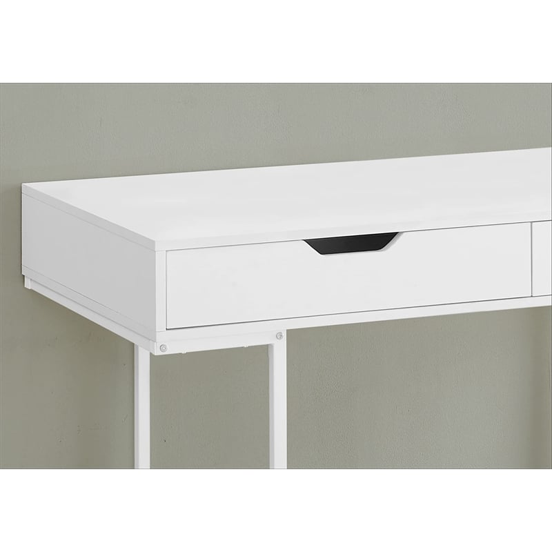 Pemberly Row Computer Desk Home Office Laptop Storage Drawers 48