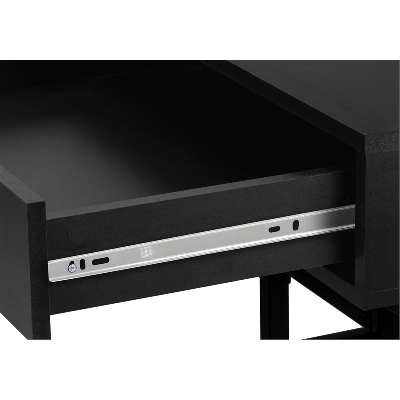 Pemberly Row Computer Desk Home Office Laptop Storage Drawers 48