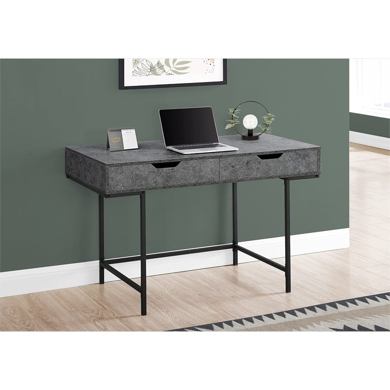 Pemberly Row Computer Desk Home Office Laptop Storage Drawers 48