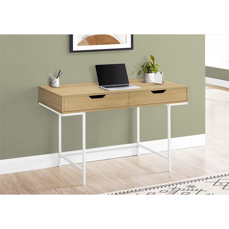 Pemberly Row Computer Desk Home Office Laptop Storage Drawers 48