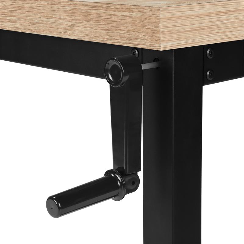 Pemberly Row Computer Desk Standing Adjustable 48