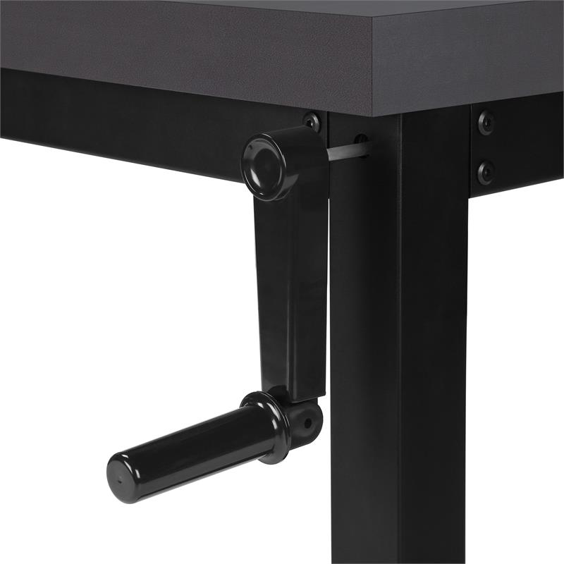 Pemberly Row Computer Desk Standing Adjustable 48