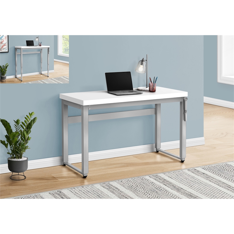 Pemberly Row Computer Desk Standing Adjustable 48