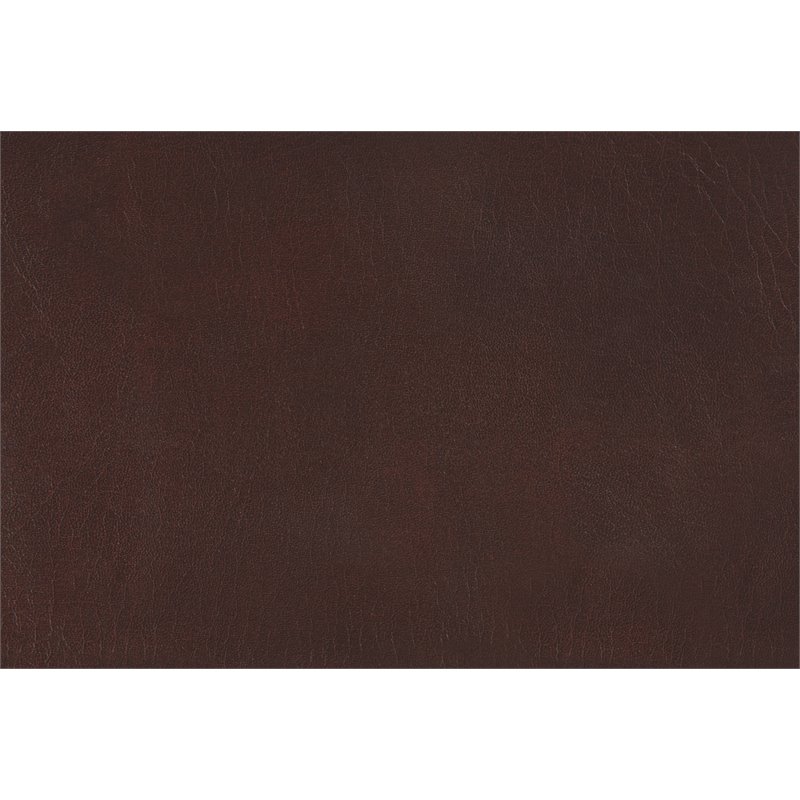 Pemberly Row Office Chair Bar Height Standing Computer Desk PU Leather Brown