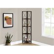 Pemberly Row Corner Bookshelf Etagere 4-Tier 60