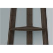 Pemberly Row Corner Bookshelf Etagere 5-Tier 72