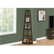 Pemberly Row Corner Bookshelf Etagere 5-Tier 72